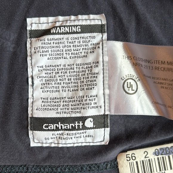 Carhartt long sleeve blue Tshirt, men’s L, Carhartt force - Picture 5 of 6